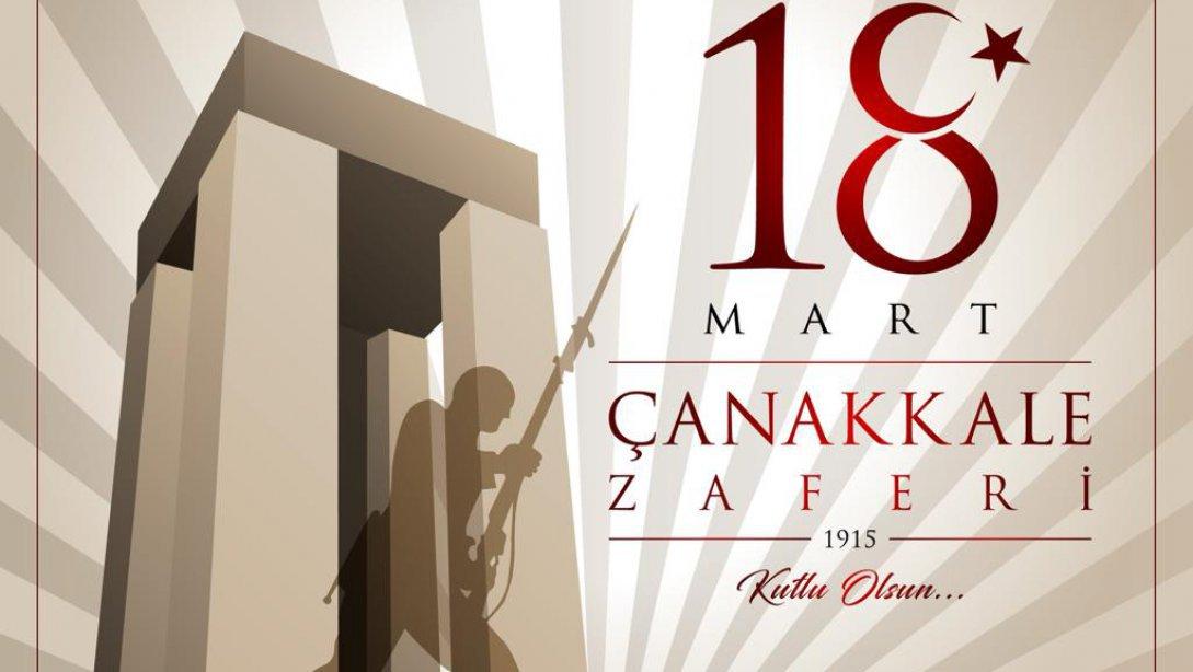 18 Mart Çanakkale Zaferi ve Şehitler Günü münasebetiyle yapılan etkinliklerimiz