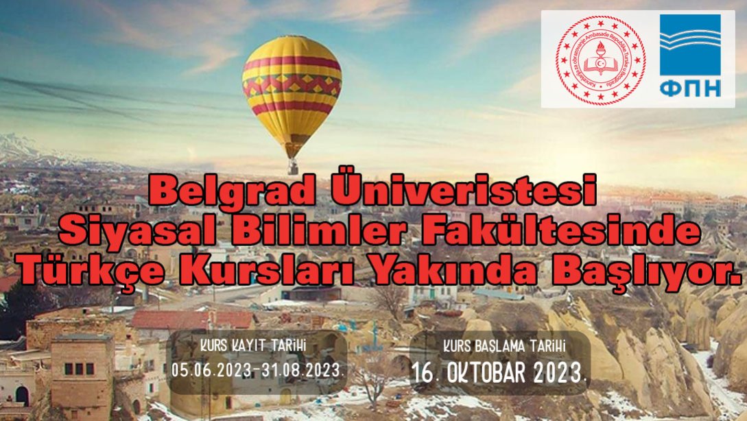 Siyasal BilimLer Fakültesinde Türkçe Kursları Yakında Başlıyor.