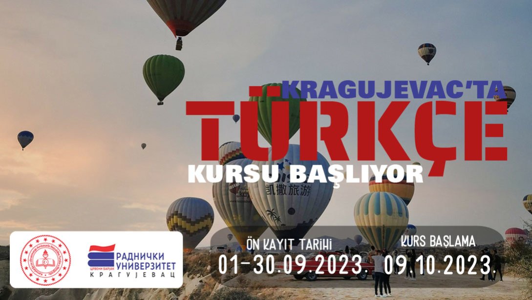 Kragujevac'ta Türkçe Kursları Başlıyor.