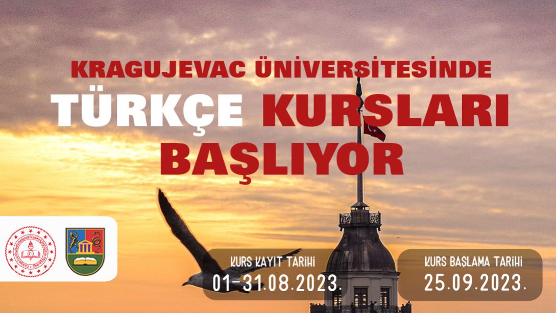 Kragujevac Üniversitesinde Türkçe Kursları Başlıyor.